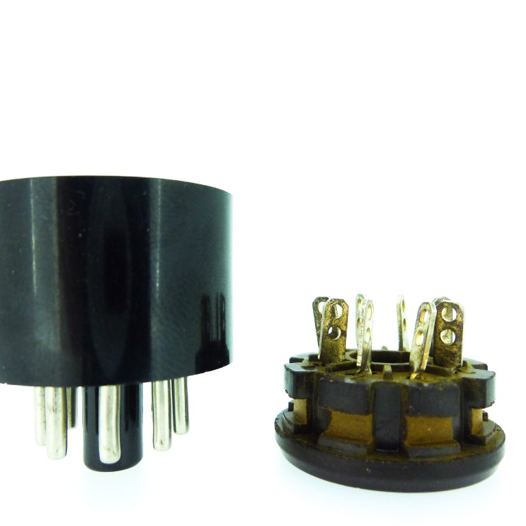 8 pin Octal Vintage Hardwired Valve Socket Adaptor Kit 8 pin Octal Vintage Hardwired Valve Socket Adaptor Kit